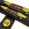 GT Santa Ana Wings 1984-86 BMX Pad Sets by Flite Black and Yellow 1" top Tube Diameter view 2