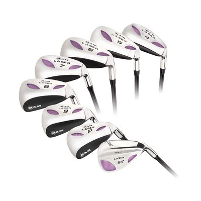 Ram Golf Laser Petite Graphite Hybrid Irons Set 4-SW (8 Clubs) -Ladies Right Hand