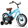 JOYSTAR 14 Inch Kids Bike with Training Wheels for Ages 3-5 Years Old Girls Boys Bikes Toddler Bike Beach Cruiser Kids Bicycle Blue view 1