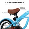 JOYSTAR 14 Inch Kids Bike with Training Wheels for Ages 3-5 Years Old Girls Boys Bikes Toddler Bike Beach Cruiser Kids Bicycle Blue view 4