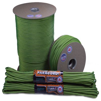 10', 25', 50', 100' Hanks or 250', 1000' Spools of Parachute 550 Cord Type III 7 Strand Paracord - Boom Diggity - 50 Feet