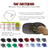 Sport Classic Baseball Hat Custom Referee Letters Structured Cap, Grey Hat Red Letters view 4