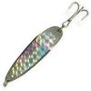 Crocodile Fishing Spoons 3oz, 6 Pcs Silver Color with Heavy-Duty Treble Hooks, for Saltwater & Freshwater Casting, Includes Durable Hook Setup, Ideal for Tuna, Bass, Trout, Walleye & More