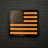 BritKitUSA SAR Infrared US Flag Patch Set Black & Orange Search & Rescue IR view 2
