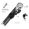 Mini Bicycle Pump with Pressure Gauge 210 PSI Portable Hand Cycling Pump Presta and Schrader Ball Road Tire Bike Pump New view 2