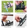 Mini Bicycle Pump with Pressure Gauge 210 PSI Portable Hand Cycling Pump Presta and Schrader Ball Road Tire Bike Pump New view 3