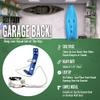 Yak-It-Up | Kayak Storage Hanging Bracket for Garage | Multi-Use Kayak Wall Hanger | Easy-Up | Heavy Duty | Complete Kayak Rack Hanging Kit, Black view 3