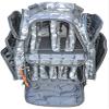 Backpack + Range Bag with Large Padded Deluxe Tactical Divider and 9 Clip Mag Holder - Rangemaster Gear Bag Explorer, Blue Camo view 2