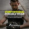 Storelli BodyShield Sleeveless Undershirt, Protective Soccer Base Layer, Lightweight Compression Top with Padded Chest and Rib Protection, Ultimate Comfort and Safety for Athletes, Black, Youth XL view 3