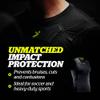 Storelli BodyShield Sleeveless Undershirt, Protective Soccer Base Layer, Lightweight Compression Top with Padded Chest and Rib Protection, Ultimate Comfort and Safety for Athletes, Black, Youth XL view 4
