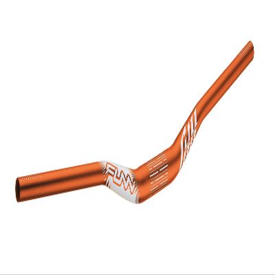 Funn Full On Mountain Bike Handlebar with Bar Clamp 35mm and Width 785mm, Tough and Lightweight Alloy Riser Handlebar for MTB, BMX and Road Bike, Rise 30mm MTB Handlebar (Orange)