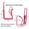 Alloy Aluminum Lightweight Water Bottle Holder for Bikes - 2 Pack Bicycle Cages Brackets Accessories Mount for MTB Road Bike - Red view 4