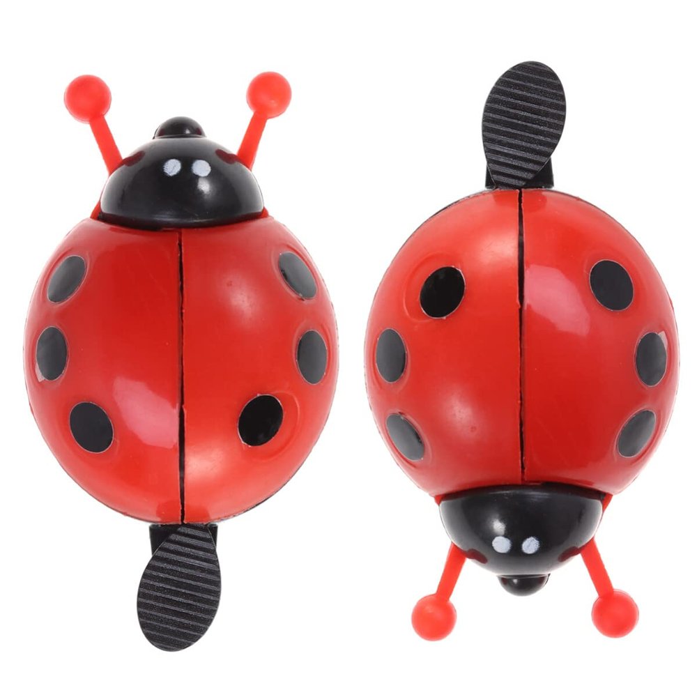 2PCS ' Bike Bells Rings Bicycle Cycling Handlebar Ring Sound Horn Bell Alarm - Red