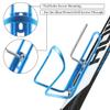 Alloy Aluminum Lightweight Bike Water Bottle Cages - 2 Pack Bicycle Holder Cages - Blue view 2