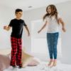 Mad Dog Girl's Pajama Pants - 2/3 Pack, Soft Micro Fleece Fashion Sleepwear Lounge. Sizes: 6-16, 2 Pack, 6, Space/Stars view 4
