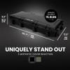NANUK 985 Hard Case 40 with Wheels & Customizable Foam Insert, IP67 Waterproof & Crushproof, Rugged Construction for Ultimate Protection, Made in North America Black (39.7 x 17.3 x 6.6) view 4