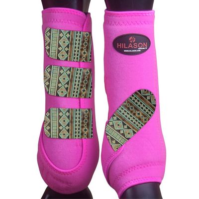 HILASON Large Horse Medicine Sports Boots Rear Hind Leg