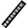 4 Pairs 20mm Round Shaped Acrylic Stone Post Earrings for Womens Wedding Dance Costume Casual Wear Stage Jewelry Mothers Day Gift Clear view 2