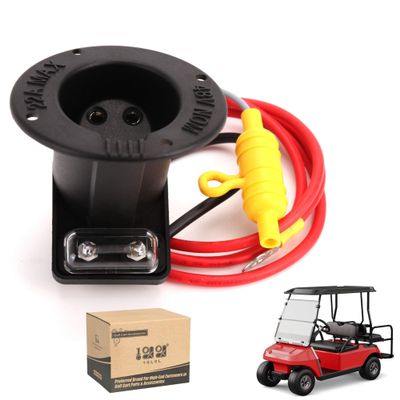 10L0L Club Car DS Charger Receptacle - 101802101 1017968-01 1018949-01 - Club Car Charger Port 48 Volt
