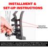 TOPOINT ARCHERY CNC Aluminum 5 Pins Or 7 Pins .019" Tool-Less Bow Sight with Micro Adjust Detachable Bracket LED Sight Light Left and Right Hand (PRO 5 PINS, Black) view 3