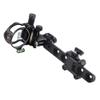 TOPOINT ARCHERY CNC Aluminum 5 Pins Or 7 Pins .019" Tool-Less Bow Sight with Micro Adjust Detachable Bracket LED Sight Light Left and Right Hand (PRO 7 PINS, Black) view 1