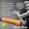 ALIEN PROS Tennis Racket Grip Tape (6 Grips)  Precut and Light Tac Feel Tennis Grip  Tennis Overgrip Grip Tape Tennis Racket  Wrap Your Racquet for High Performance (6 Grips, Orange) view 4