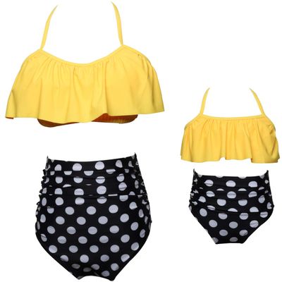 Baby Girls Swimsuits Mommy and Me Swimsuits 2 Pieces Family Matching Swimsuit