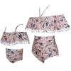Baby Girls Swimsuits Mommy and Me Swimsuits 2 Pieces Family Matching Swimsuit view 2