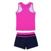 easyforever Girls Kids Tankini Sleeveless Swim Tops with Bottoms Set Gym Workout Swimsuit Swimwear Rose 12 view 4