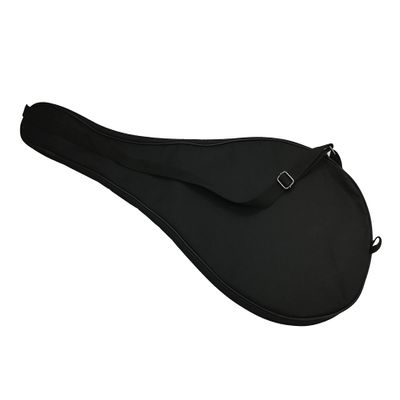 Silfrae Single Tennis Racket Cover Lightweight Padded Tennis Racquet Bag (Black, Large)