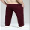 Plaid&Plain Men's Skinny Stretchy Khaki Pants Colored Pants Slim Fit Slacks Tapered Trousers 819 Burgundy 33X34 view 2