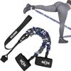 INNSTAR Booty Resistance Band Glute Cord Cable Machine for Hip Home Workout Cable Kickbacks with Instructions & Carry Bag 70 LBS view 1