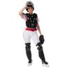 Champro Fastpitch Softball Catcher's Set - Headgear, Chest Protector, Leg Guards, Black, Age 9-12 (CBSF9) view 3