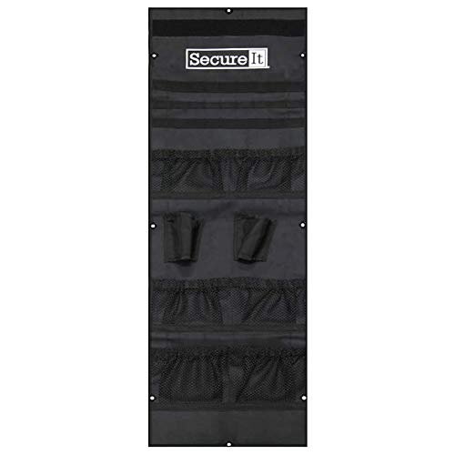 SecureIt Gun Storage Agile Ultralight Model 52 Door Organizer - Stores Pistols, Gear, Ammo, and Gun Safe Accessories, Easy Assembly and Gun Storage