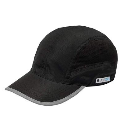 BUILTCOOL Adult Cooling Baseball Hat Men & Women Moisture Wicking, Mesh Back, Lightweight, Performance Ball Cap for Fishing, Hiking, Kayaking, Golf, One Size, Black