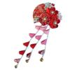 FANCY PUMPKIN Japanese Style Handmade Sakura Fan Side Clips Kimono/Hanfu Hair Accessories for Cosplay/Wedding-E07 view 1