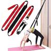Waist Back Bend Assist Trainer-Door Flexibility Tensile Multifunction Yoga Stretching Leg , Ligament Back Posture Corrector Workout, for Pilates, Dance, Yoga, Gymnastics, Cheerleading, Splits (Red) view 2