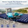 Hikenture Double Sleeping Pad,Extra Thick 3.75in Camping Mattress 2 Person,Queen Size Inflatable Air Mat,Lightweight and Compact,for Backpacking,Car Camping,Hiking,Tent,Cot(Navy Pumpsack) view 2