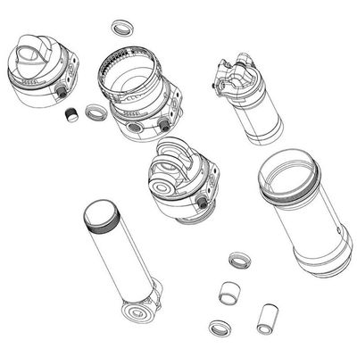 RockShox Reservoir Cap for Super Deluxe, 11.4118.057.000