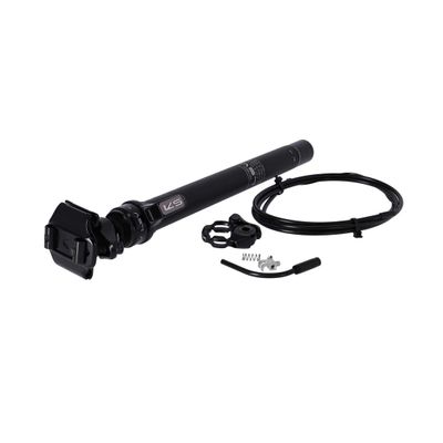Kind Shock Unisex_Adult KS LEV 2020 Saddle Post, Black, 1 Size