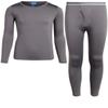 ONLY BOYS Thermal Underwear Set - 2 Piece Brushed Fleece Thermal Top and Long Johns for Boys, Size X-Large/(16), Charcoal view 1