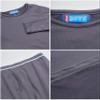 ONLY BOYS Thermal Underwear Set - 2 Piece Brushed Fleece Thermal Top and Long Johns for Boys, Size X-Large/(16), Charcoal view 2