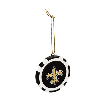 Evergreen Enterprises NFL New Orleans Saints Game Chip DesignOrnament, Team Colors, One Size