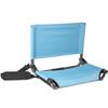 Cascade Mountain Tech Lightweight Folding Portable Stadium Seats with Shoulder Strap - Light Blue, Regular - 17" view 1