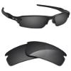 Alphax Stealth Black Elite Polarized Replacement Lenses for Oakley Flak 2.0 XL OO9188 59mm Sunglasses view 1