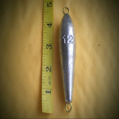 15 Pcs. Inline Trolling Fishing Weights Sinker Fishing Supplies Gear and Equipment 12 Oz. #3 Brass Wire Eye, Do-It Mold