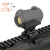 UTG Super Slim T1 Mount, Absolute Co-Witness, Black view 4
