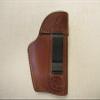 Fits Ruger lc9 with CT Trigger Guard Laser Brown Leather ambidextrous Holster Iwb,sob view 4