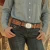 HUABOLA CALYN Western Belt Buckle Initial Letters ABCDMRJ to Z Cowboy Rodeo Small Gold Belt Buckles for Men Women (N) view 4