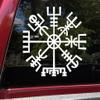Minglewood Trading Sky Blue - Viking Compass Vinyl Decal V1 - Norse Vegvisir Magic Rune Pagan - Die Cut Sticker - 5w x 5h inches view 2